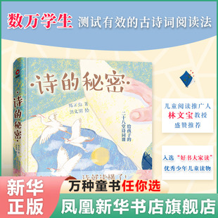 诗的秘密 陈正治著洪义男绘 给孩子的28堂诗词课 写给孩子的古诗词 小学古诗词 古诗文启蒙诗词儿童文学书籍 新华正版