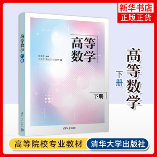 高等数学(下)张京良 王学芳 黄桂芳 任启峰 高等院校工程类本科专业高等数学教材书籍 清华大学出版社 新华正版