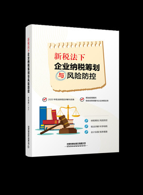 新税法下企业纳税筹划与风险防控 税务新规详解及税务实操大全 纳税常识税务知识新个税法修订实操指南增值税纳税实务纳税企业管理