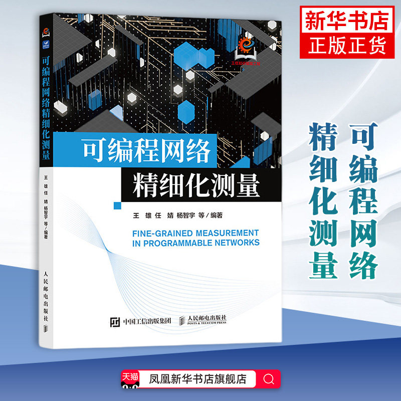 可编程网络精细化测量 王雄 计算机软件开发程序设计网络测量可编程网络精细化测量技术教程书籍 人民邮电出版社