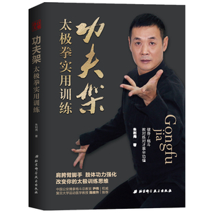 功夫架 太极拳实用训练 朱利尧著 拒范畴解释太极拳 41段技击法录像 运动健身书籍 正版书