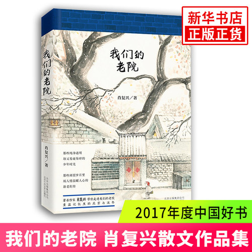 【2017年度中国好书】我们的老院 肖复兴散文作品集 中国现当代散文随笔文学在北京历史四合院青春文学正版