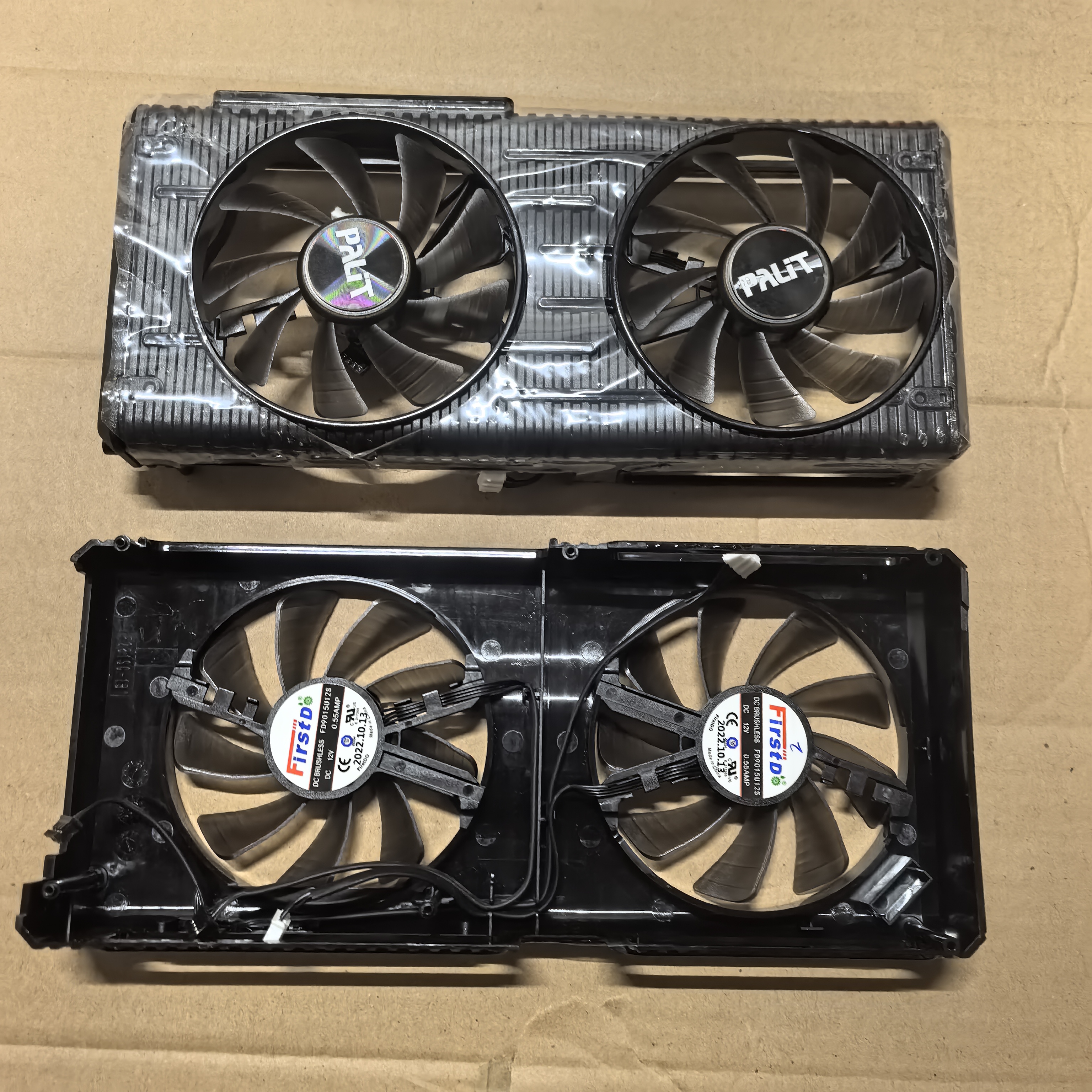 PALIT/同德RTX3050 3060 3060ti 8GB Dual OC显卡静音风扇带壳