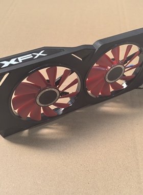 XFX讯景RX580 570 2048SP 4GB黑狼版显卡散热风扇带壳特价包邮