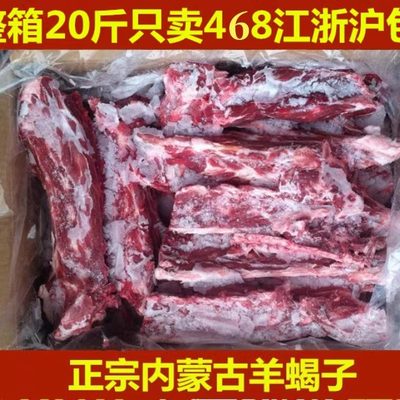 内蒙古羊脊骨羊脖子羊肉骨头火锅