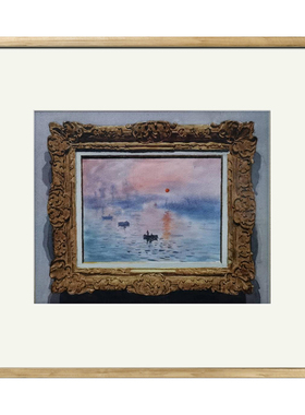 58x43cm纯手绘优秀水彩画 茶室办公室客厅收藏装饰画