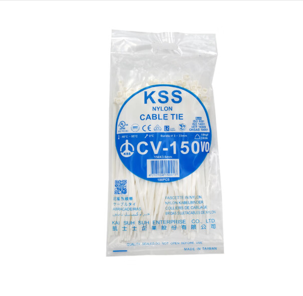 白色尼龙扎带耐高温扎带KSS