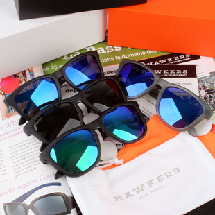 新款hawkers外贸出口欧美运动偏光太阳镜男女通用墨镜夏季炫彩镜