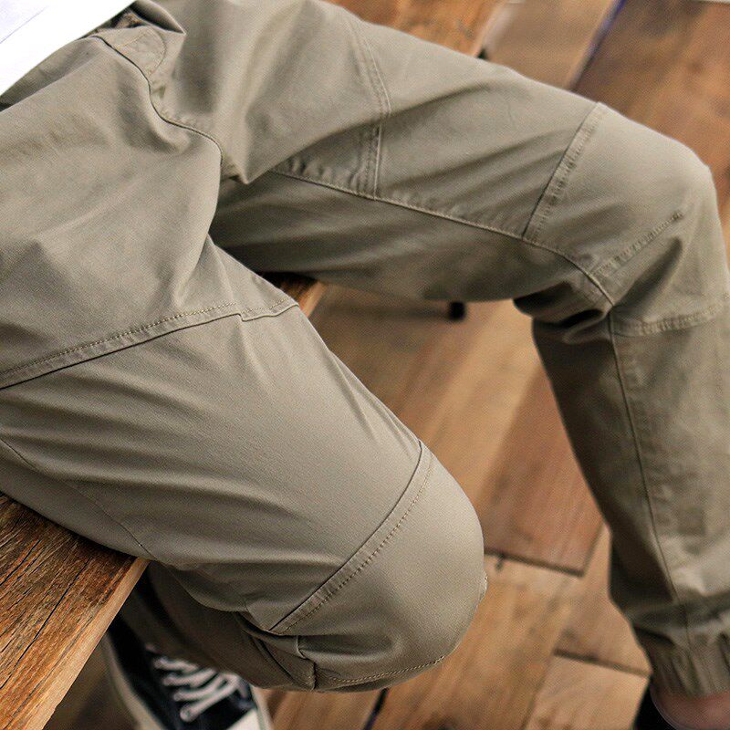 Dimensional cut Self cultivation Ninth pants solar system Retro Do the old work clothes leisure time Elastic force Boots pants Drawstring Ankle banded pantsin the Men's clothing, Casual pants  category - from Buy2taobao.com to provide professional Taobao agent buy service