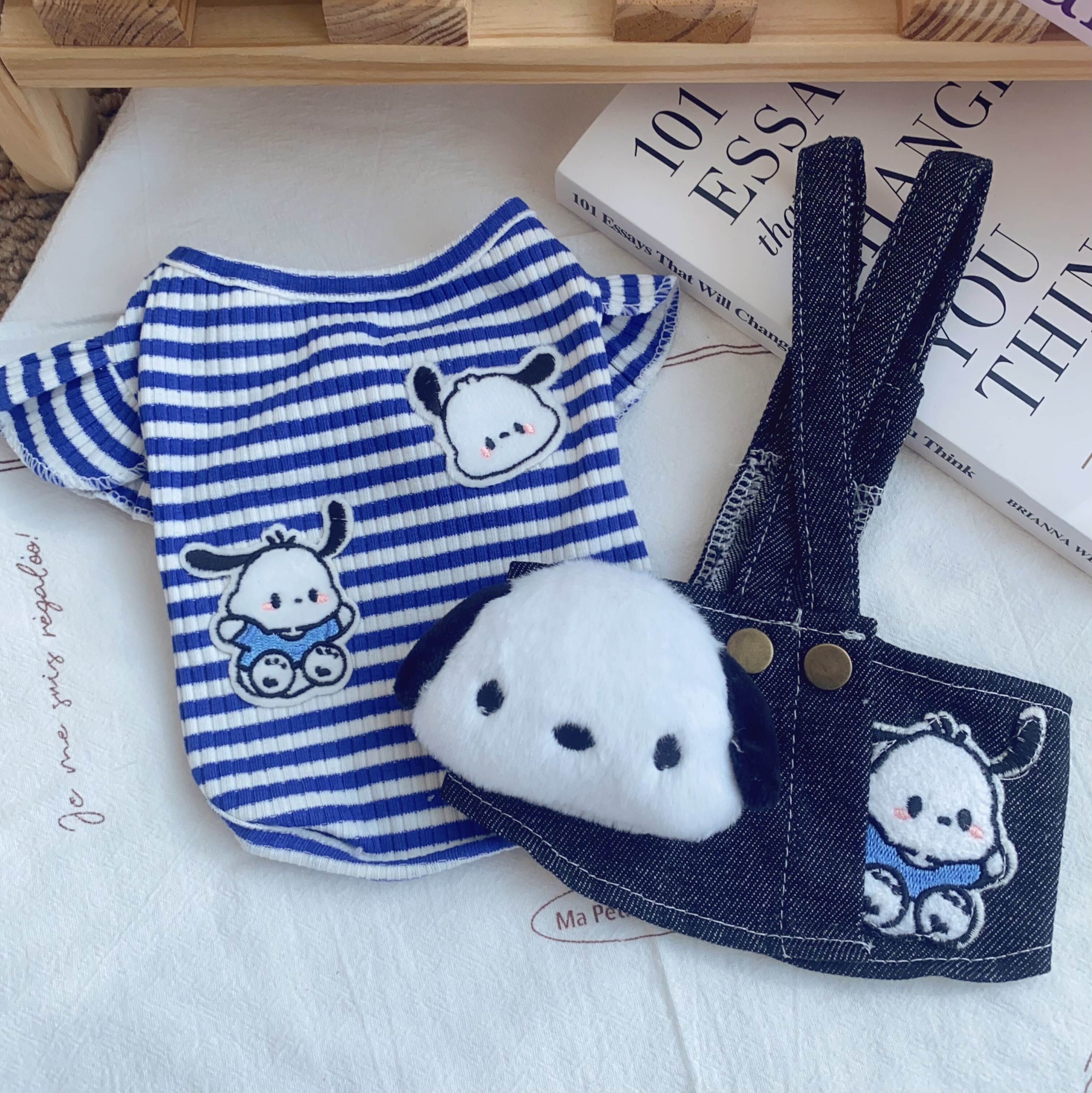 宠物衣服狗狗牛仔背带裙猫咪裙子狗宠物服装/雨衣