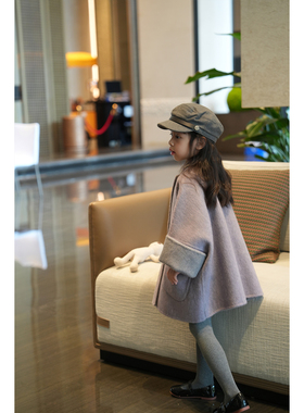 AnyinGirl ~重磅第二季~【桑蚕丝+兔绒+羊毛】炒鸡软的芋紫色大衣