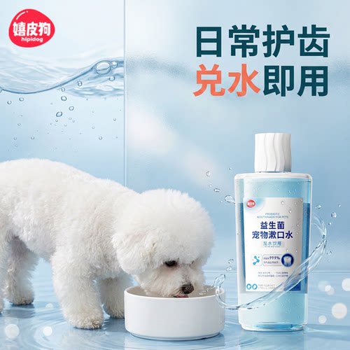 益生菌免刷牙宠物洁齿漱口水