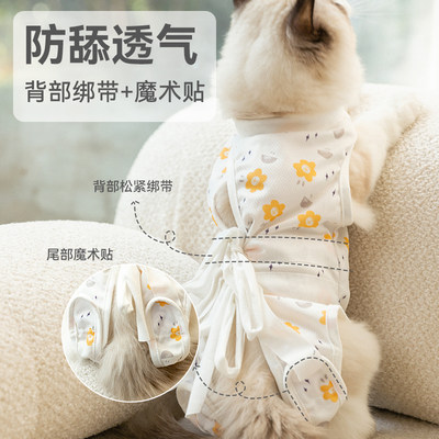 猫咪绝育服手术断奶服柔软透气