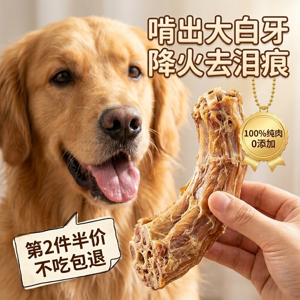 狗狗零食风干鸭脖磨牙棒宠物泰迪柯基中型小型犬耐咬洁齿骨鸭肉干