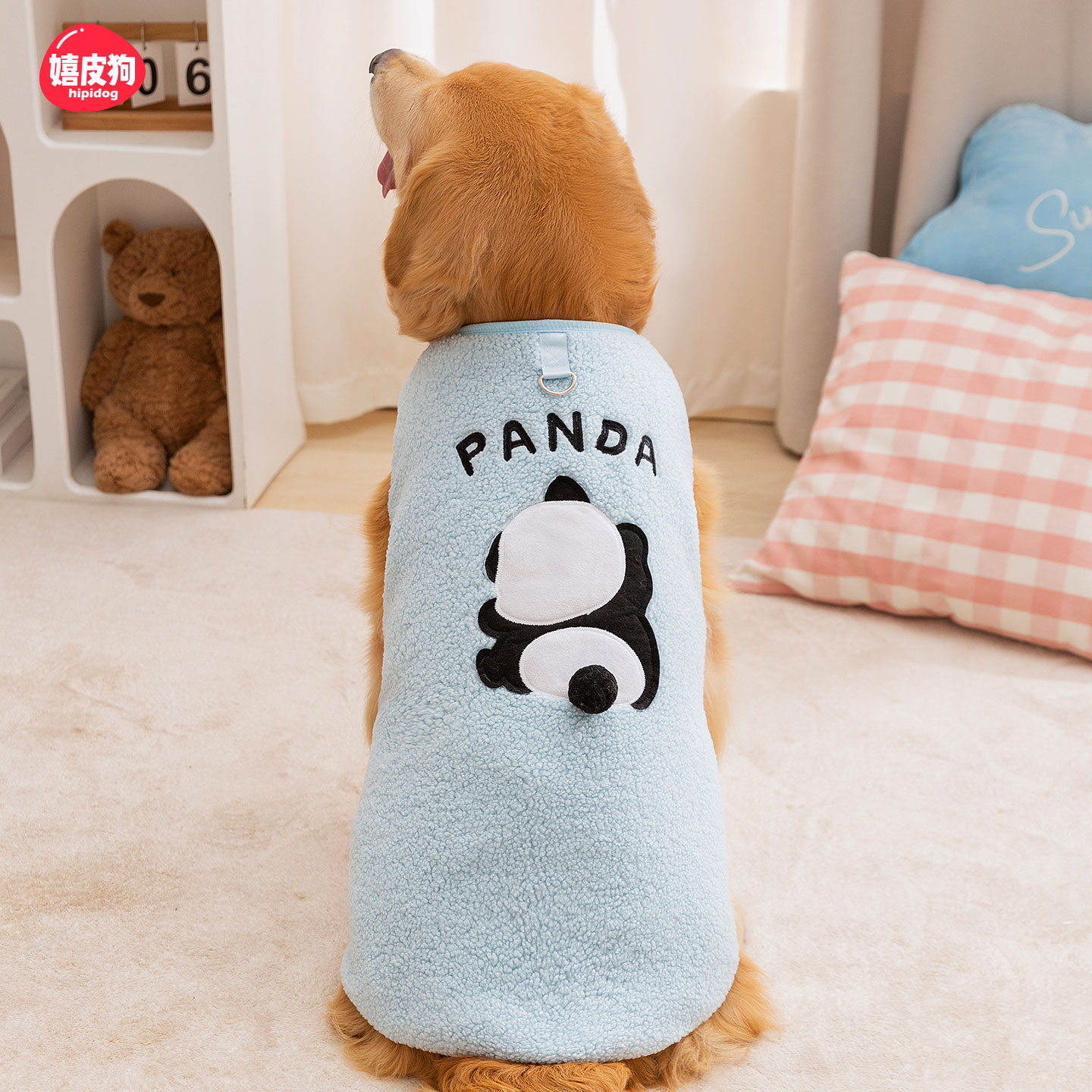 狗狗衣服冬装大型犬萨摩耶金毛拉布拉多边牧中型犬宠物秋冬季马甲