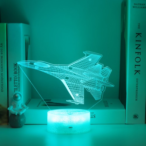 飞机模型3d小夜灯外贸工厂直销