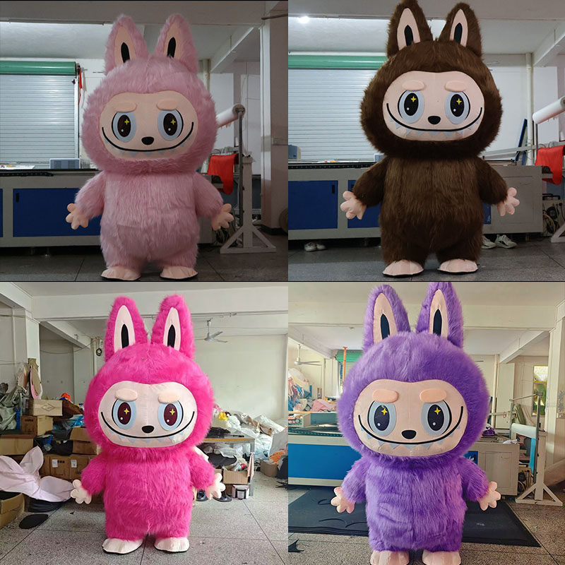 POPMART泡泡玛特 LABUBU精灵玩具充气人偶服玩偶装拉布布Costume