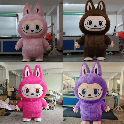 POPMART泡泡玛特 LABUBU精灵玩具充气人偶服玩偶装拉布布Costume