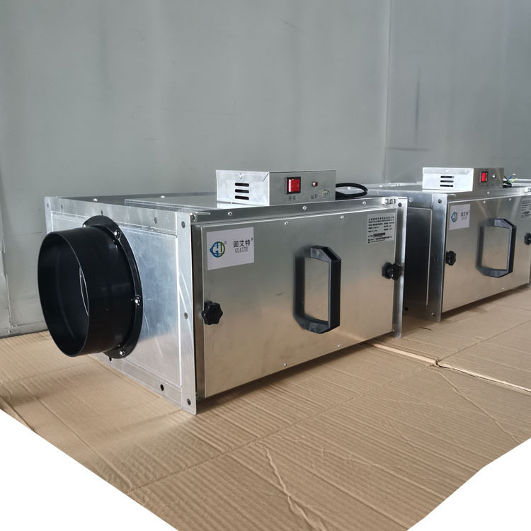 艾灸烟雾净化器排烟机艾灸馆吊顶安装静电艾灸除烟设备产品