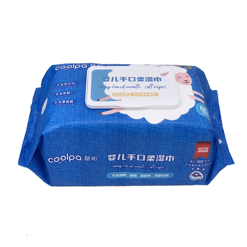 酷帕婴儿手口湿巾纸大包80抽