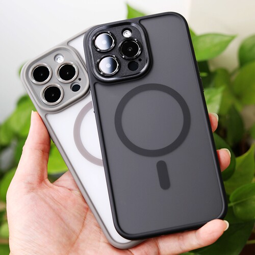 适用苹果iphone15硅胶磁吸手机壳