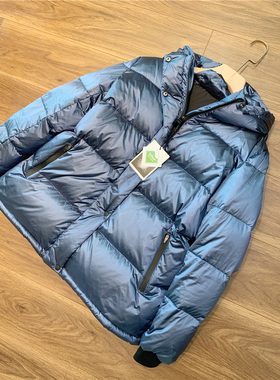 专柜色 高端90白鹅绒服美国杜邦三防保暖显瘦连帽短款羽绒服女冬