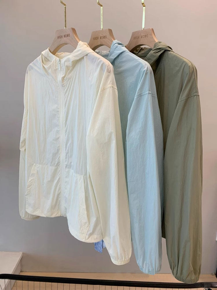 WTHEONE山系upf50+防晒外套轻盈透气宽松长袖连帽防晒衣女夏季薄