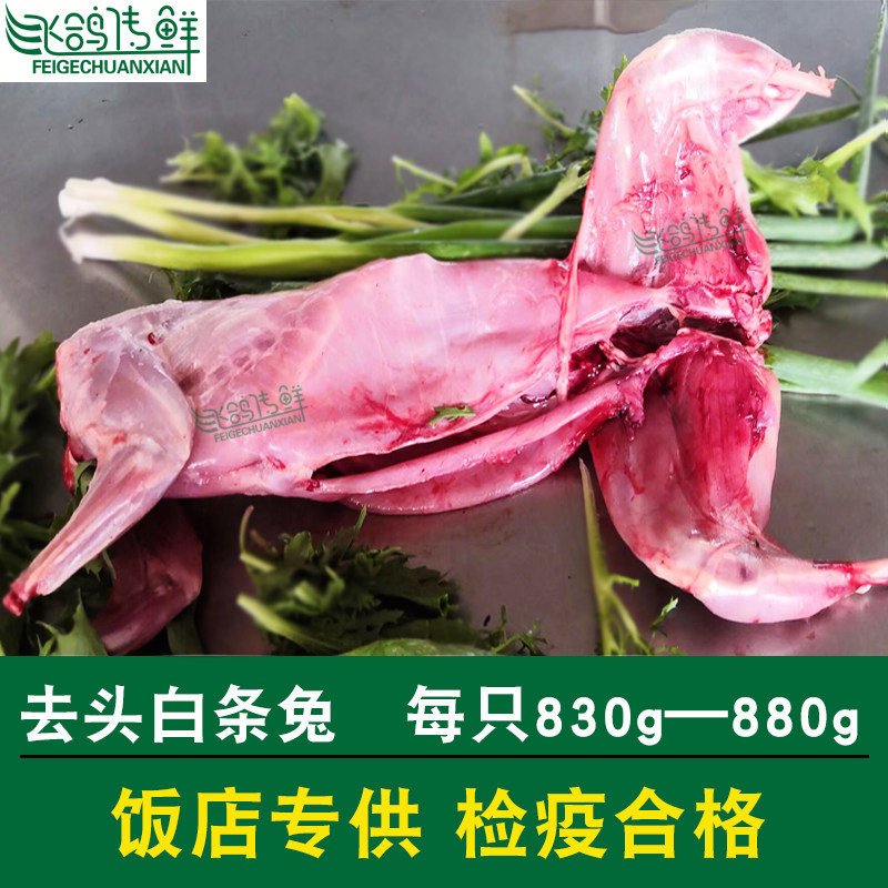 新鲜兔肉整只兔子肉兔白条冷冻