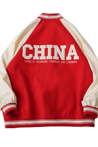 EQ106 秋季新款港风宽松男潮字母夹克棒球服外套情侣装P115图片