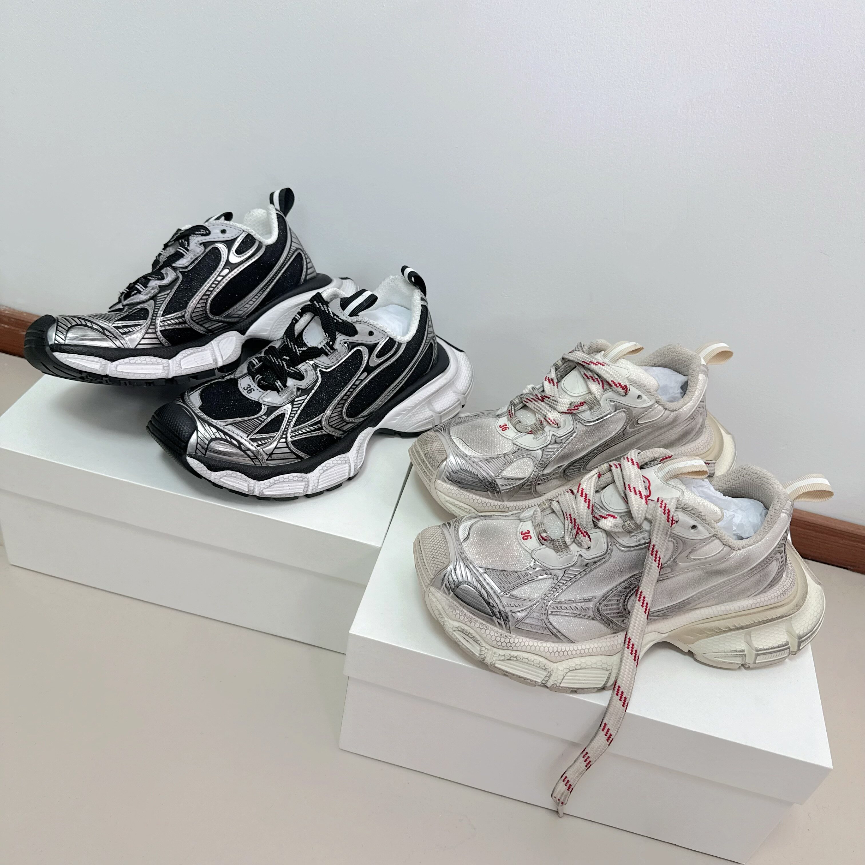 JIETOUJI丨 爆闪老爹鞋~厚底增高四季舒适轻便运动休闲鞋