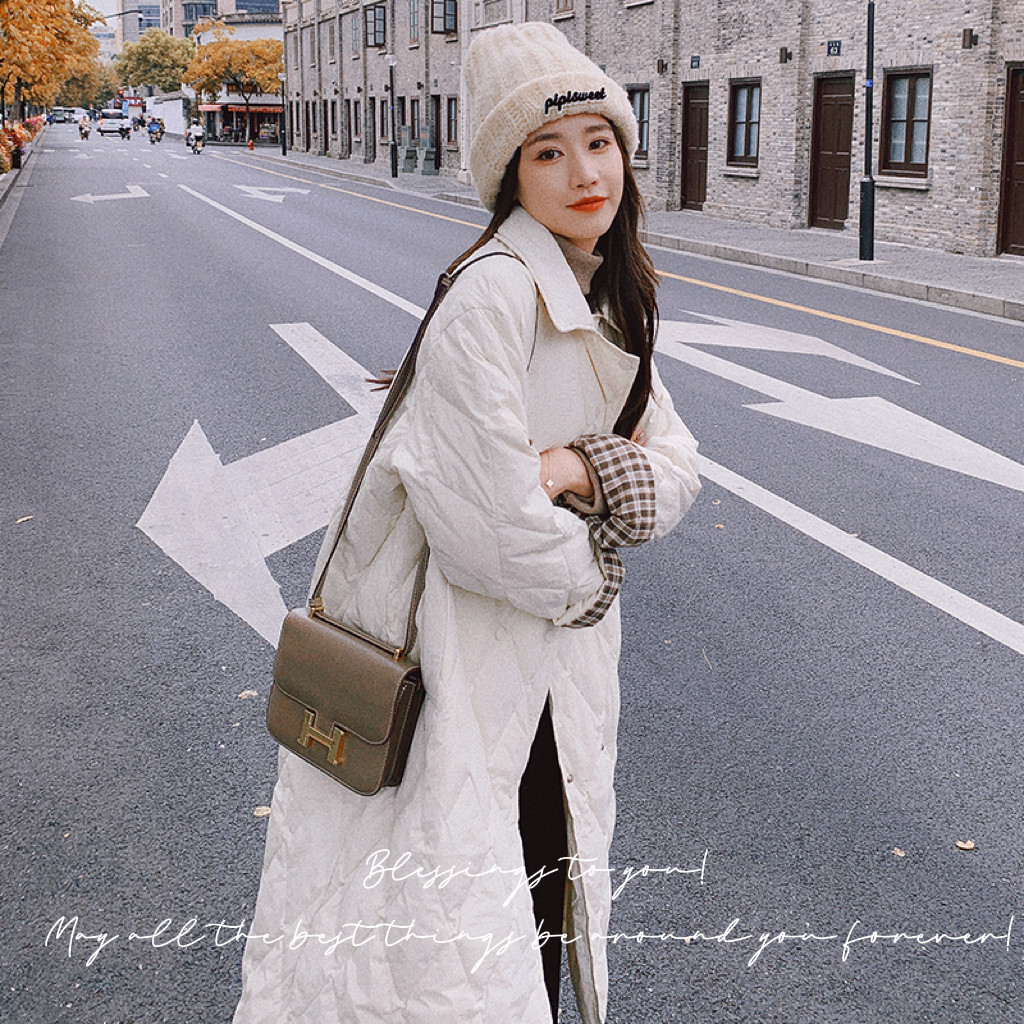 现货新款轻薄楞格撞色服羽绒衣207-8819P175控258，女装棉衣/棉服，卡莱