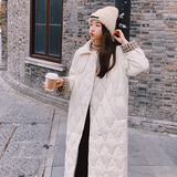 现货新款轻薄楞格撞色服羽绒衣207-8819P175控258，女装棉衣/棉服，卡莱