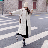 现货可拿轻薄菱格撞色服羽绒衣207-8819P175控258，女装棉衣/棉服，卡莱