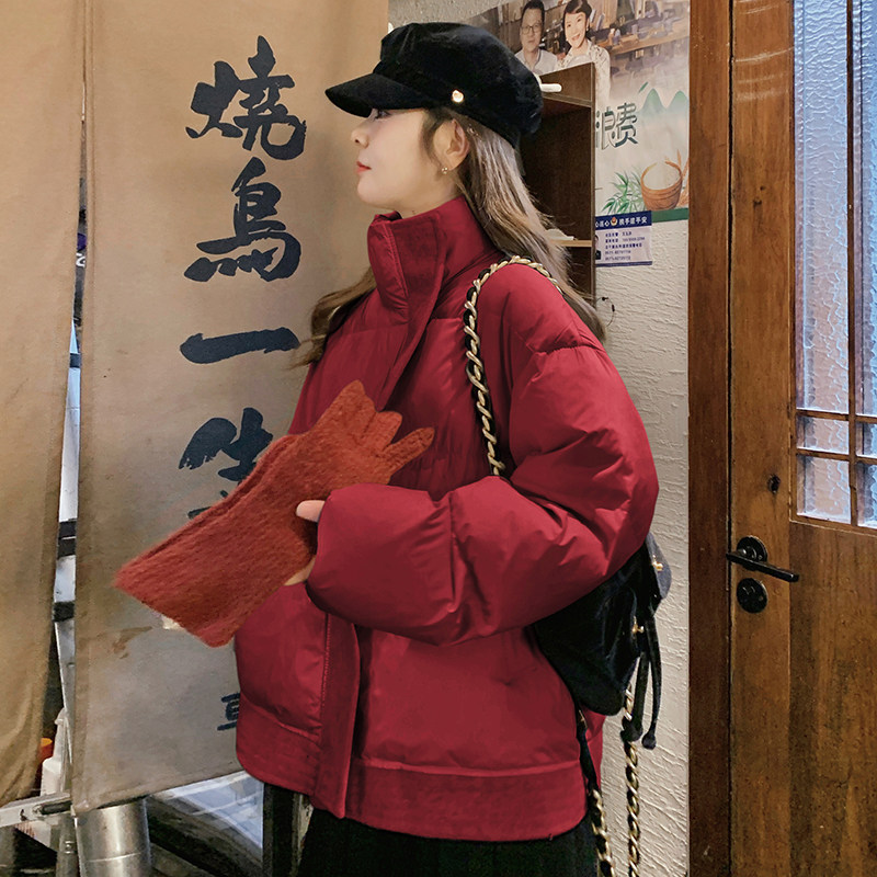 冬款现货数据好90白鸭绒毛呢拼接短款羽绒服207-9863P275控398,女装羽绒服,卡莱