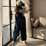 主推大货已出牛仔背带裤正反两穿连体裤207-J9028P115控168，女装牛仔裤，卡莱