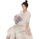 现货！3色系带连衣裙蛋糕裙207-J786P95控148，女装连衣裙，卡莱