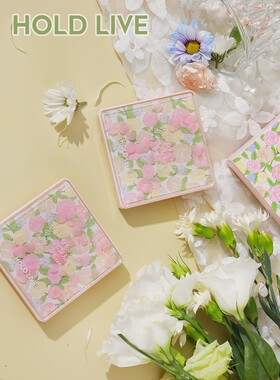 HOLD LIVE巴黎花园眼影盘 奶茶大地色小众花瓣哑光棉花糖兔兔眼影