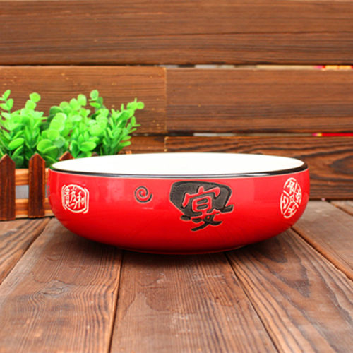 陶瓷中式风防烫手麻辣香锅大碗
