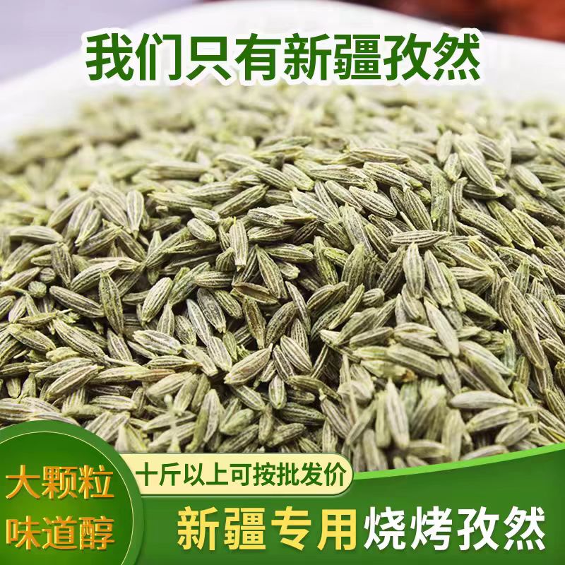 正宗新疆纯孜然颗粒特产孜然粉中粗粉烤肉散装烧烤调料现磨撒料