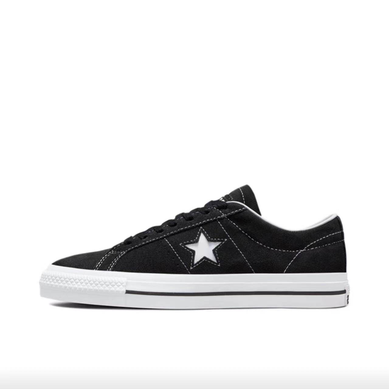 Converse/匡威正品One star pro黑色翻毛皮男女低帮帆布鞋171327C怎么看?