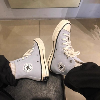 匡威男女同款高帮情侣帆布鞋