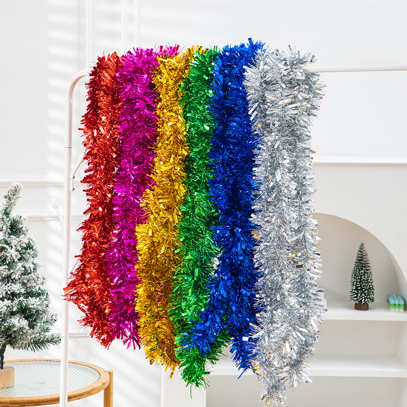 丹凯圣诞节装饰品拉花加粗彩带