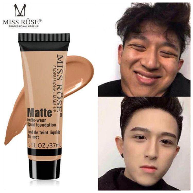 男生专用修容粉底液素颜霜男士bb霜小麦色自然色遮痘印遮瑕霜美白