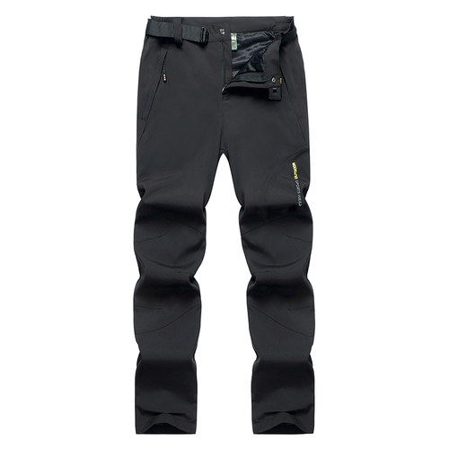 春秋款冲锋裤套里防嗮钓鱼徒步裤