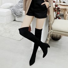 43一54特大码女鞋44中跟女靴子45长靴46 47 48 49 50 51过膝靴52E