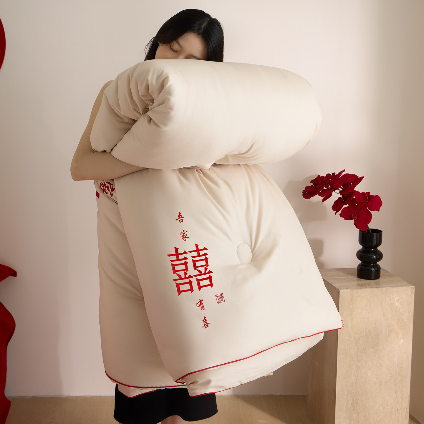 顺峰家纺2026新款婚庆大豆纤维被子结婚陪嫁喜被六斤八斤十斤被芯