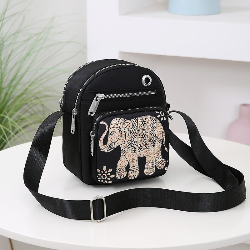 新款韩版多层女式小包做生意收钱包单肩斜挎包中年妈妈包零钱包