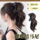 假发辫子女抓夹蝴蝶结头饰高颅顶网红仿真发瀑布半扎慵懒高马尾辫