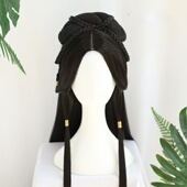 假毛女古风古装 全发套 汉服懒人造型百搭整顶头套少女中华风一体式