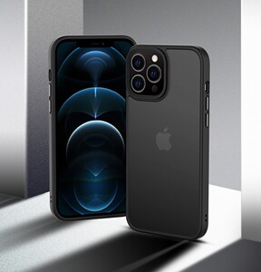 大米评测 iPhone13手机壳13PRO保护套13ProMax磨砂防摔 简约时尚